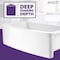 Anzzi Mesa Matte White Farmhouse Solid Surface 33" Kitchen Sink K-AZ272-A1 - alternate 9